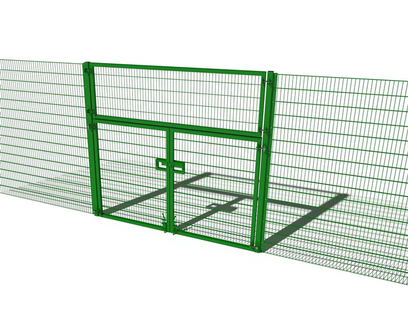 Technical render of a Sport Fencing 3M High Double Gate